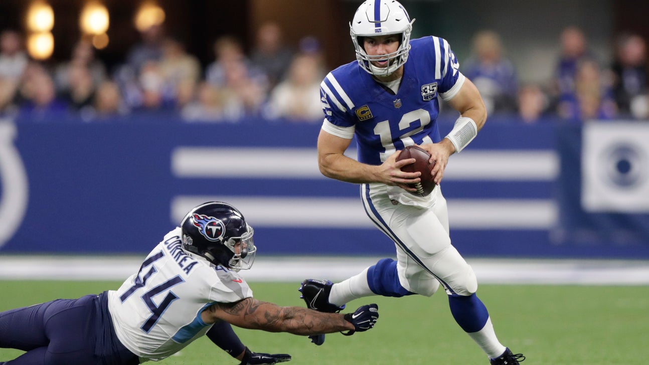 Luck keeps record perfect against Titans with 38-10 victory