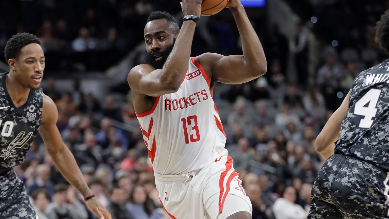 Harden leads Rockets to 1st home win, 115-103 over Pacers