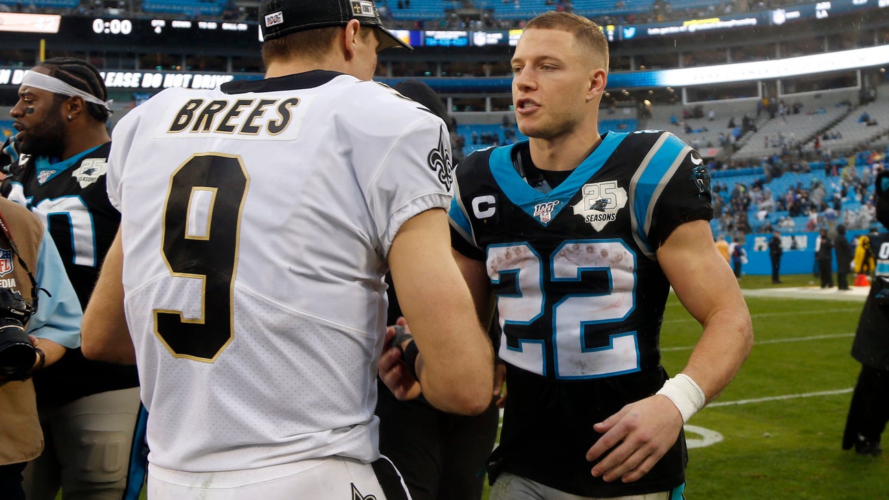 McCaffrey races into NFL history in Panthers' down season