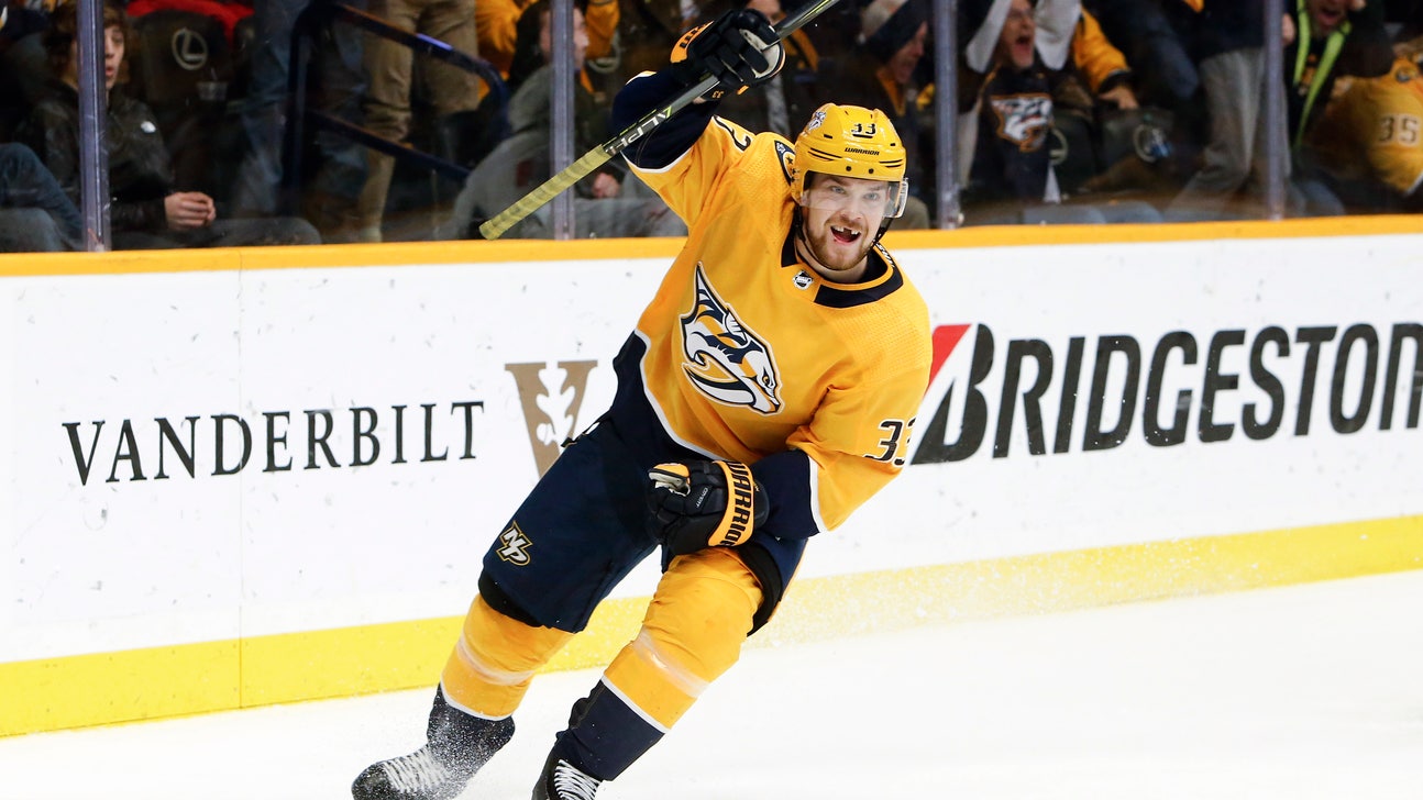 Arvidsson nets hat trick as Predators rout Capitals 7-2