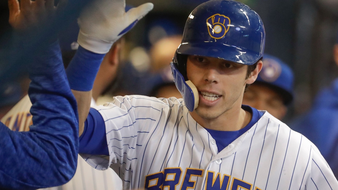 Making MVP push, Brewers' Yelich is back with Marine brother
