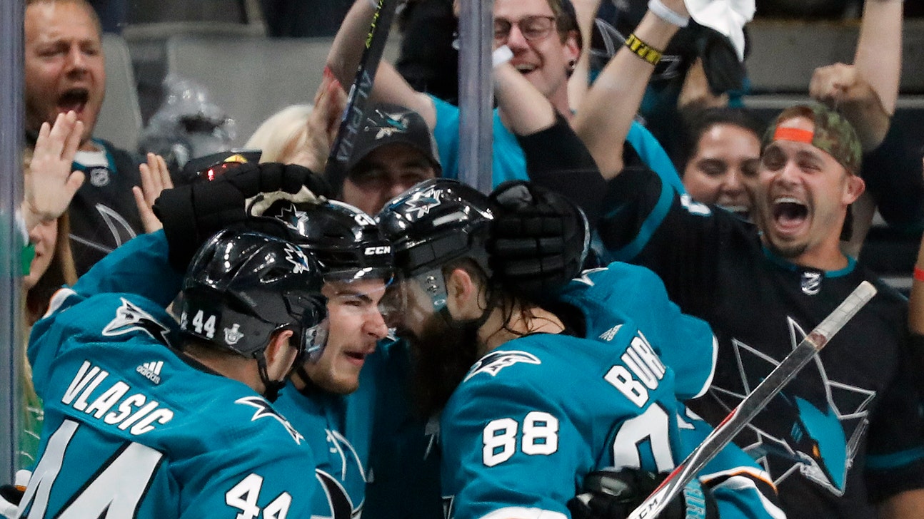 Timo Meier scores 2 to lead Sharks past Blues 6-3 in Game 1