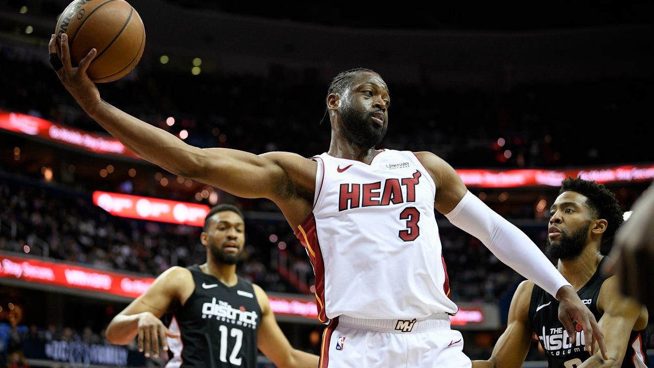Dwyane Wade scores 20 points, Heat beat Wizards 113-108