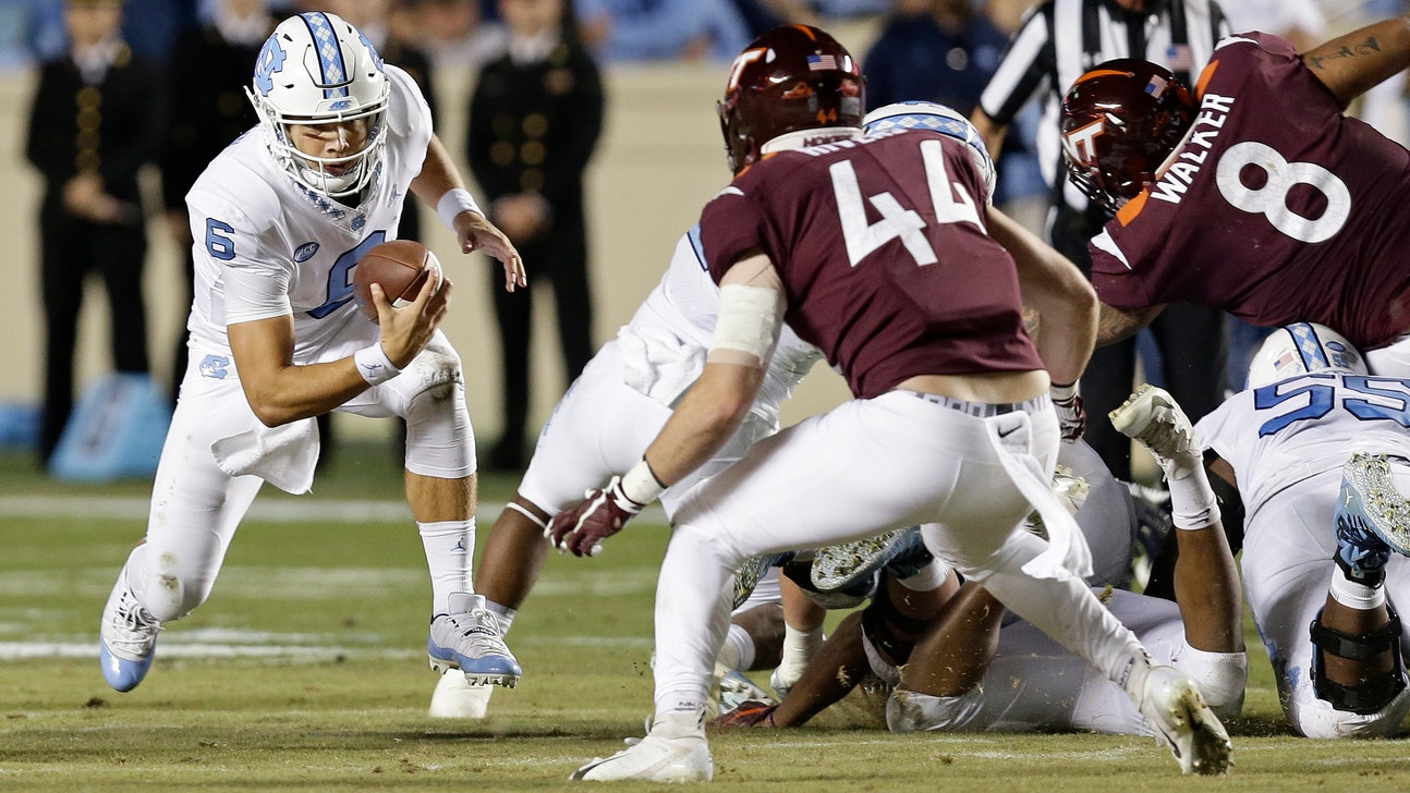 Virginia Tech rallies to beat North Carolina 22-19