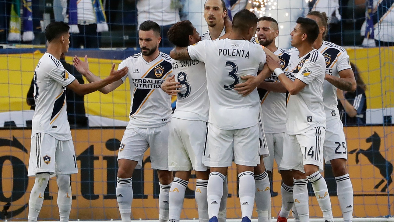 Ibrahimovic scores 2 goals in return, Galaxy beats Timbers
