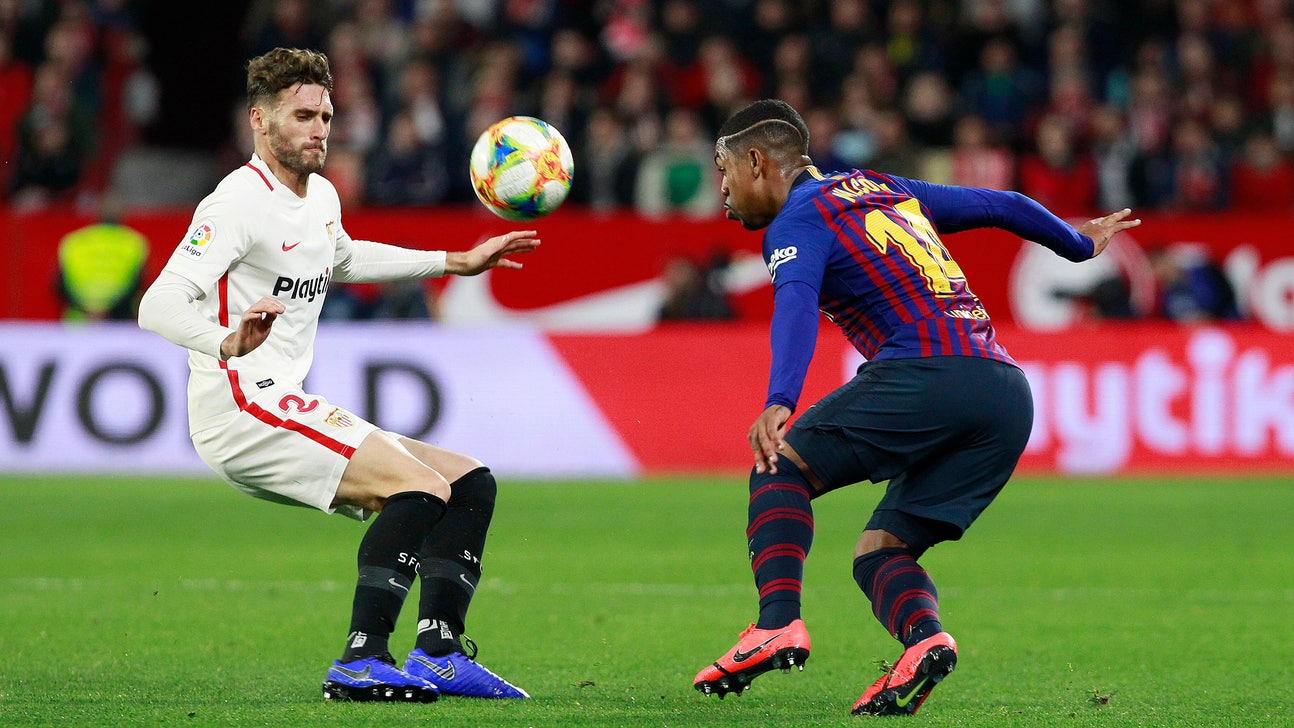 Sevilla beats Barcelona 2-0 in 1st leg of Copa quarterfinals