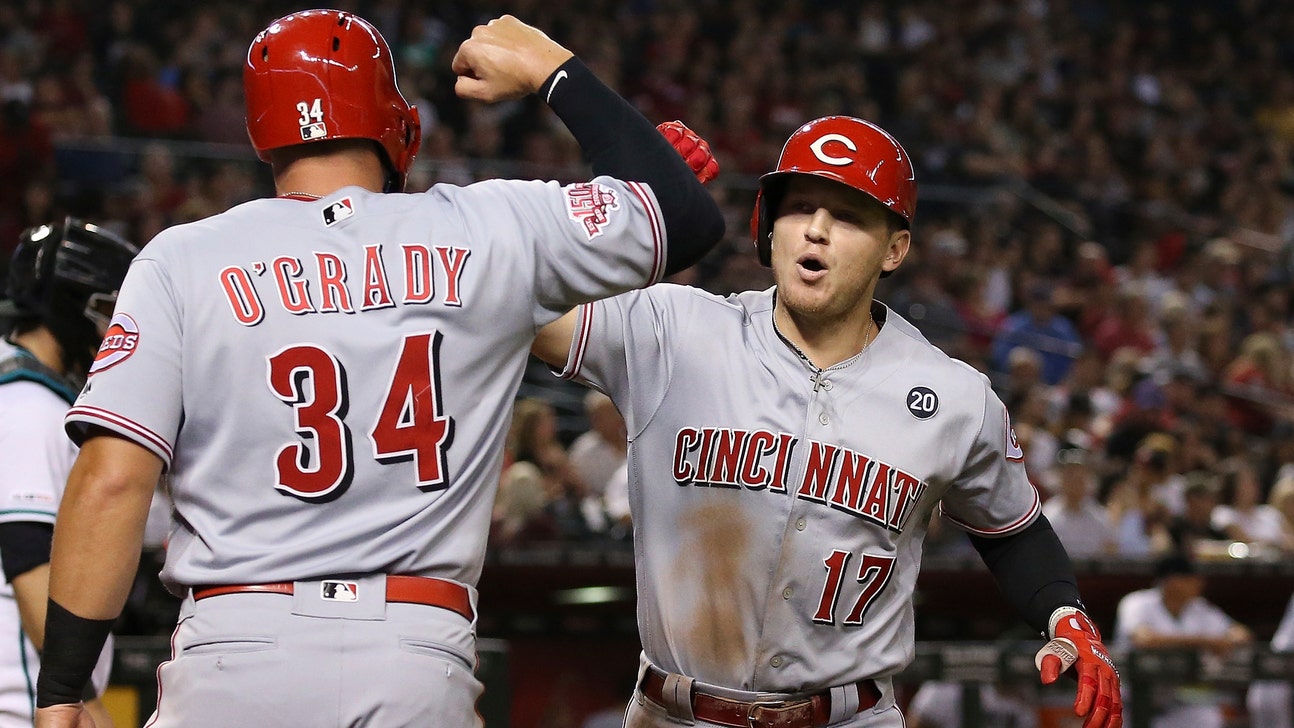 Votto, VanMeter go deep, Reds beat sinking Diamondbacks 4-3