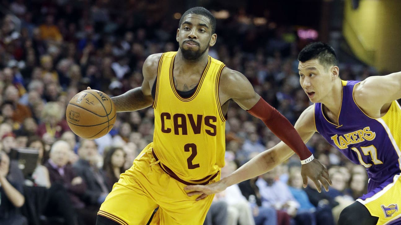 Watch Irving and Mozgov run the pick-and-roll to perfection
