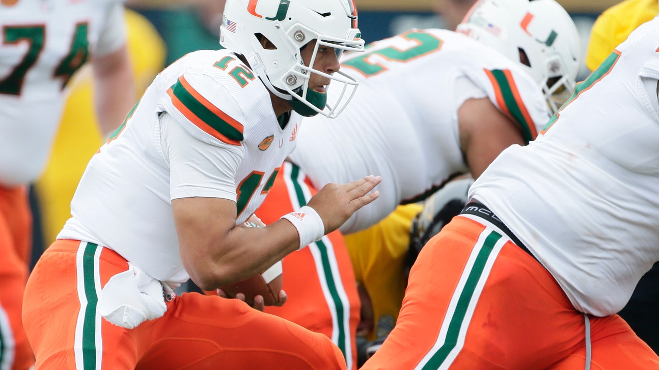 No. 21 Miami rolls past upset-minded Toledo 49-24
