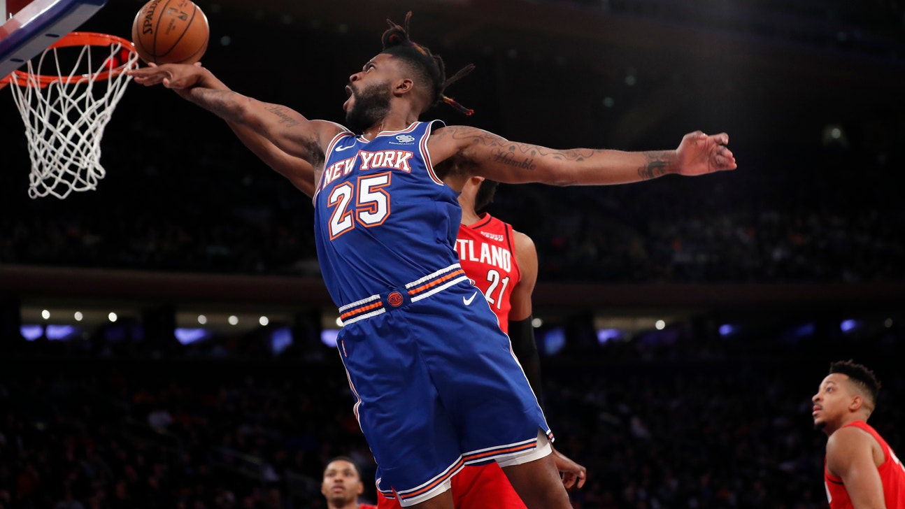 Knicks beat Trail Blazers 117-93, spoil Carmelo’s return