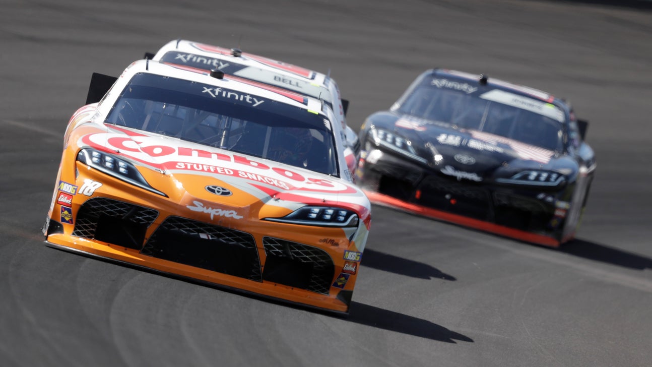 Kyle Busch holds off Allgaier to win Xfinity race at Indy