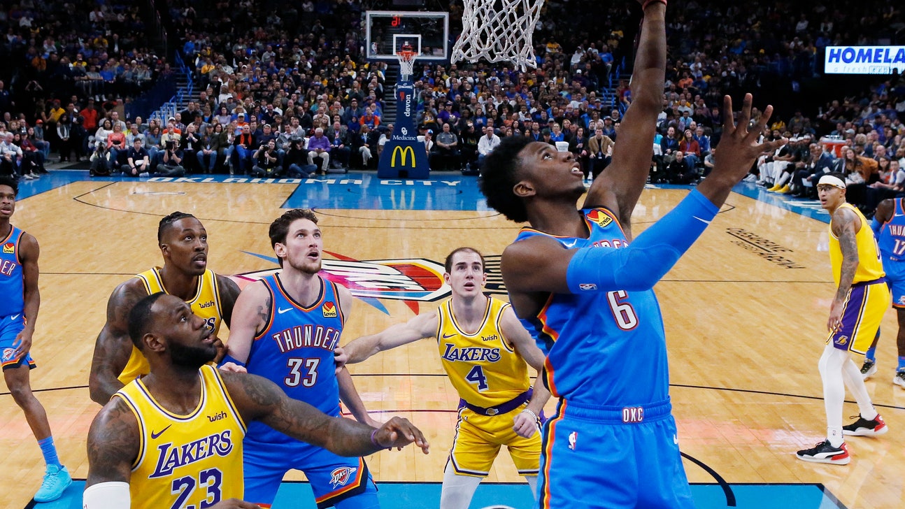 Davis’ 33 points lead Lakers past Thunder 130-127