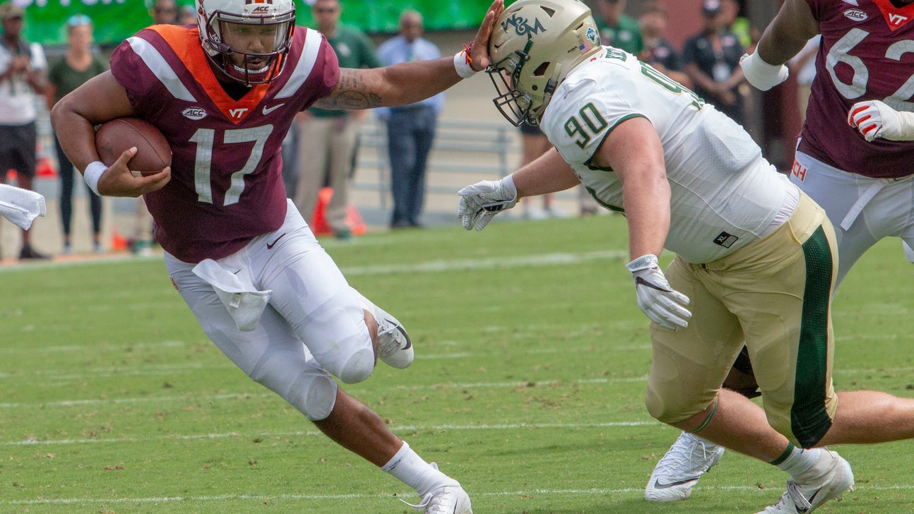 Peoples, Jackson sharp as No. 12 Hokies beat Tribe 62-17