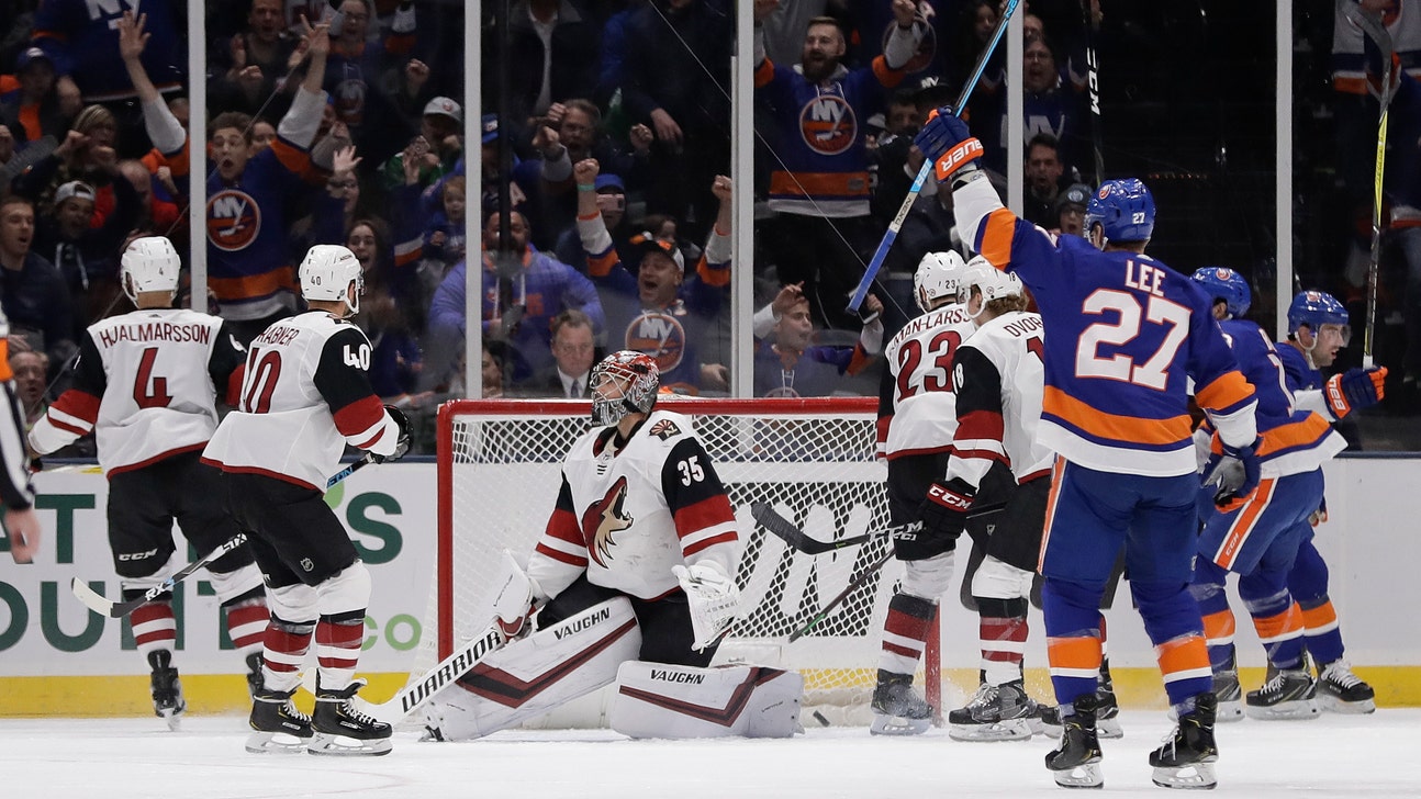 Eberle, Nelson back Lehner as Islanders beat Coyotes 2-0