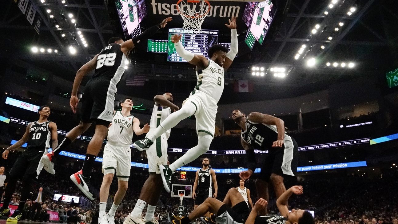 NBA-leading Bucks beat Spurs 127-118 for 5th straight win
