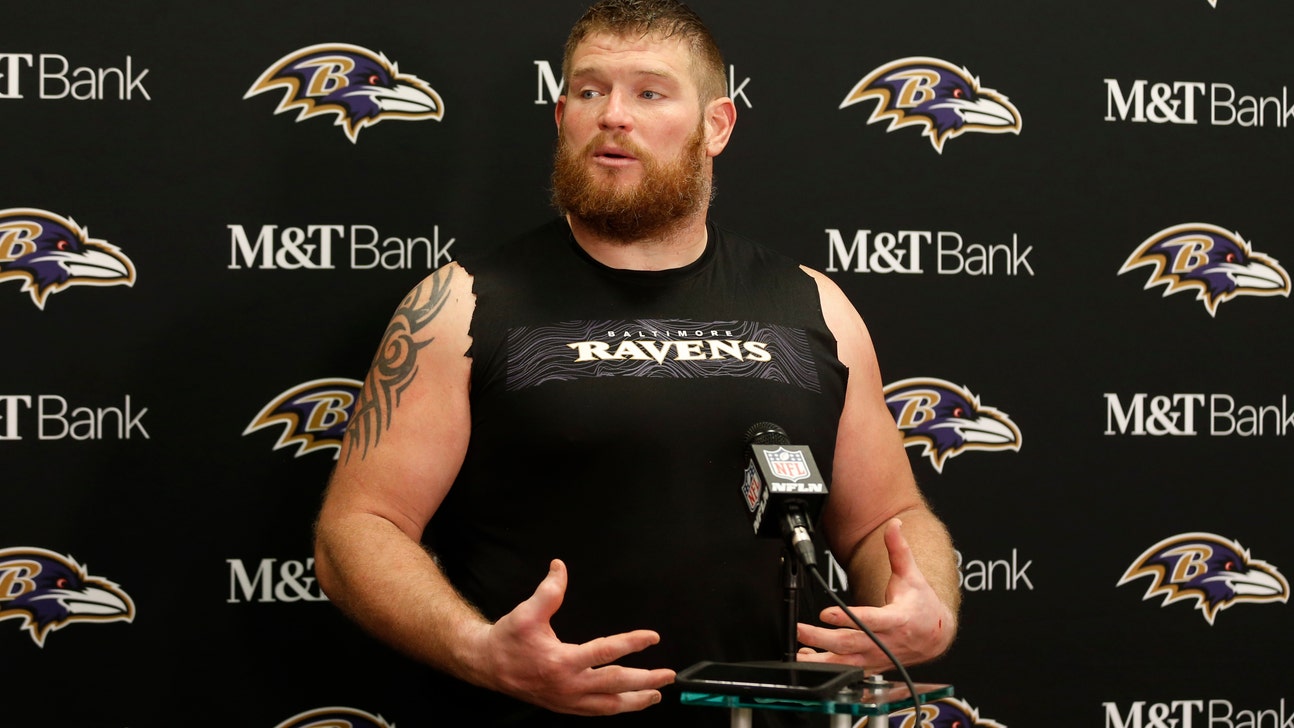 Ravens guard Yanda says Titans DL Simmons spit in his face