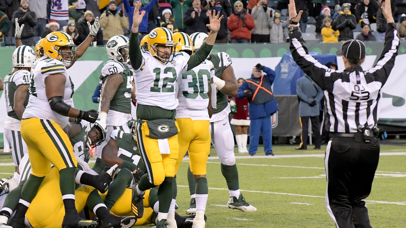 Rodgers leads Packers to wild 44-38 overtime win over Jets