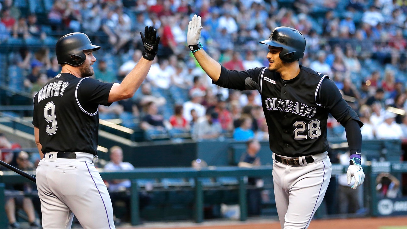Arenado, Senzatela lead Rockies to rout of D-backs
