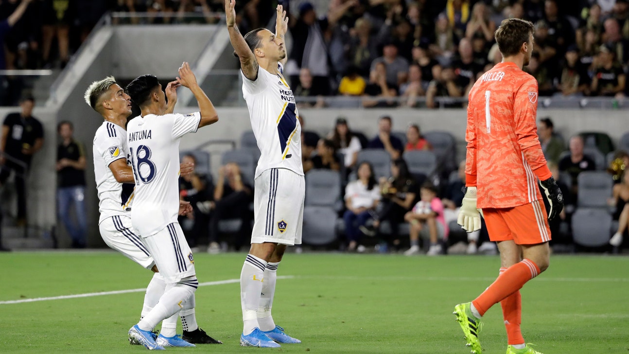Zlatan scores 2, Vela ties it in Galaxy's 3-3 draw with LAFC