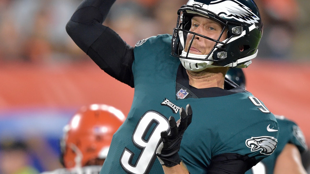 Foles throws 2 picks, champion Eagles lose 5-0 to Browns