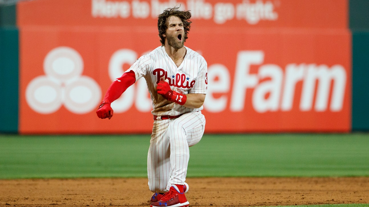 Harper drives in 5 runs, Phillies rally past Dodgers 9-8