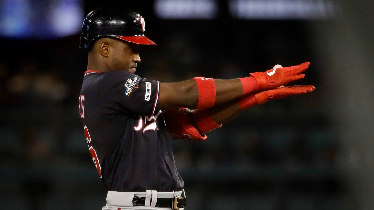 Robles homers in return to Nats' lineup in Game 3 of NLCS