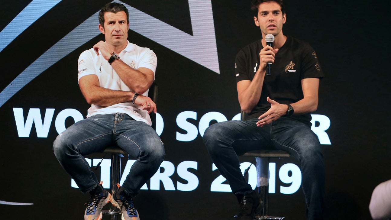 Kaka and Figo in Pakistan to launch World Soccer Stars event