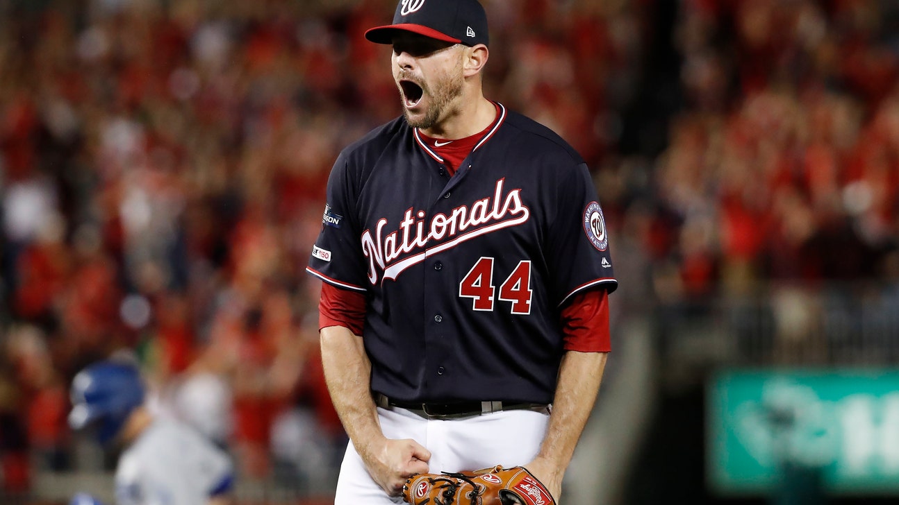 Daniel Hudson rejoins Nationals, closes out NLCS victory