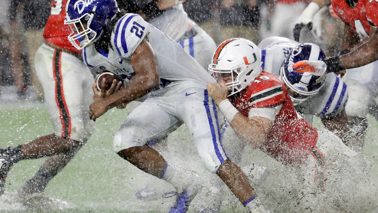 Jump pass lifts Duke past reeling Miami, 20-12