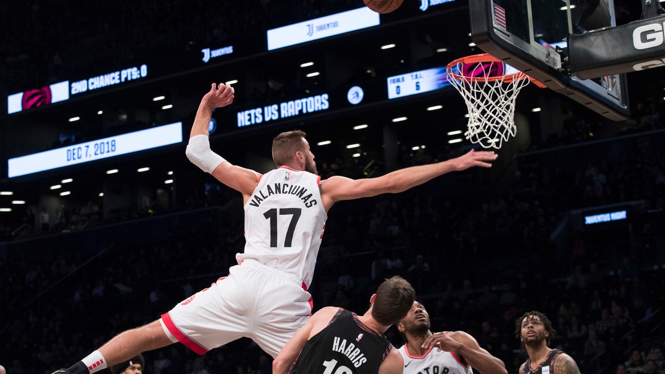 Nets end 8-game skid by edging Raptors 106-105 in OT