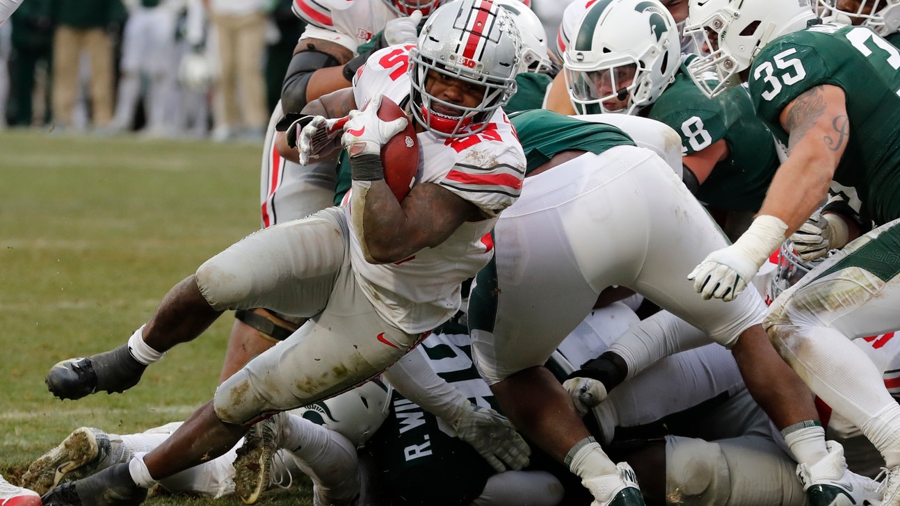 No. 8 Ohio State beats No. 24 Michigan State 26-6