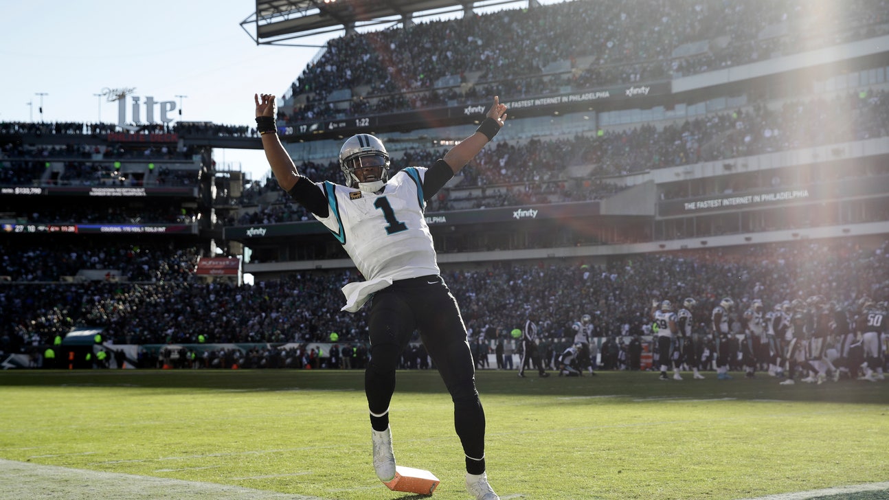 Panthers rally with 21 fourth-quarter points to beat Eagles