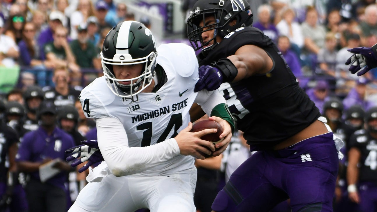 Lewerke's 3 TDs lead Michigan State over Northwestern 31-10