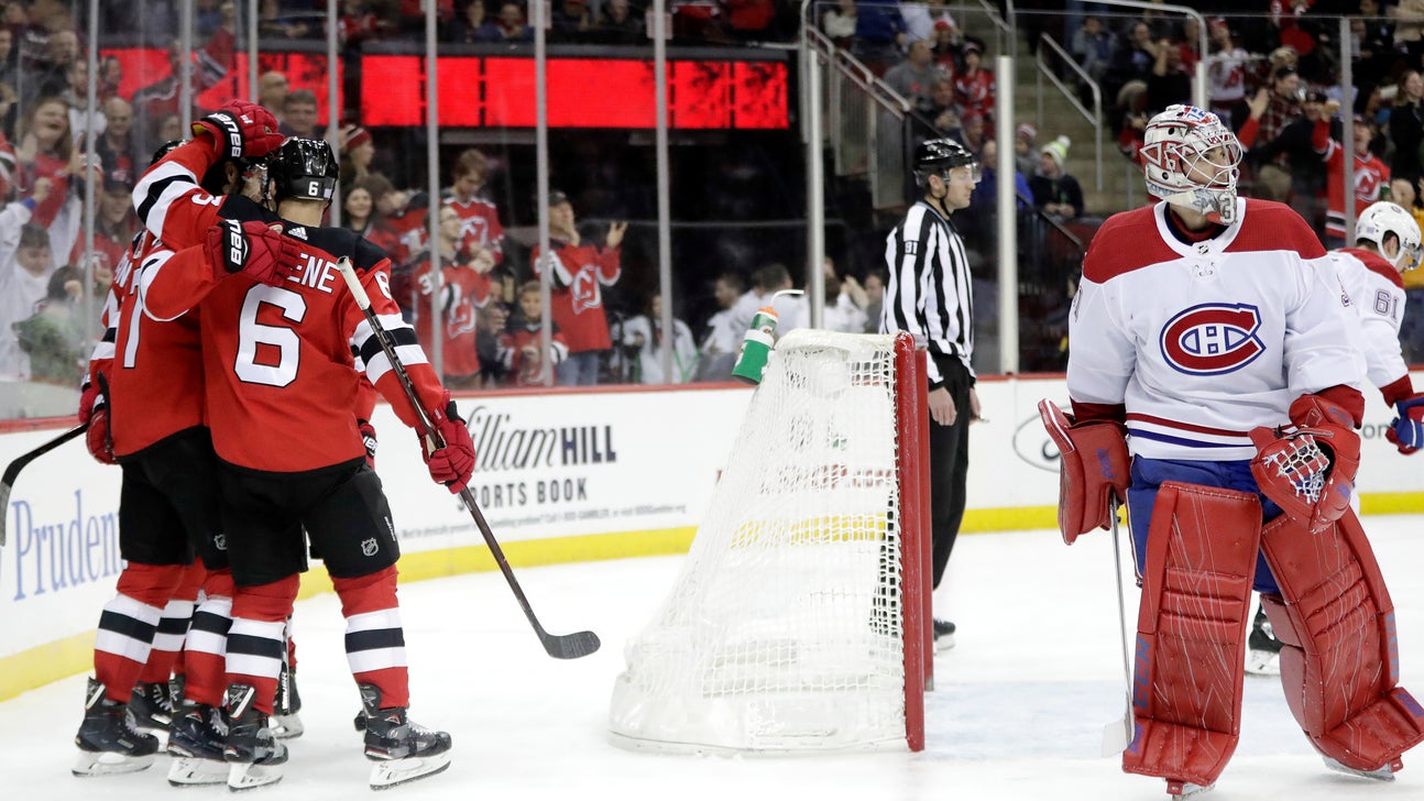 Zacha scores twice, Devils beat Canadiens 5-2
