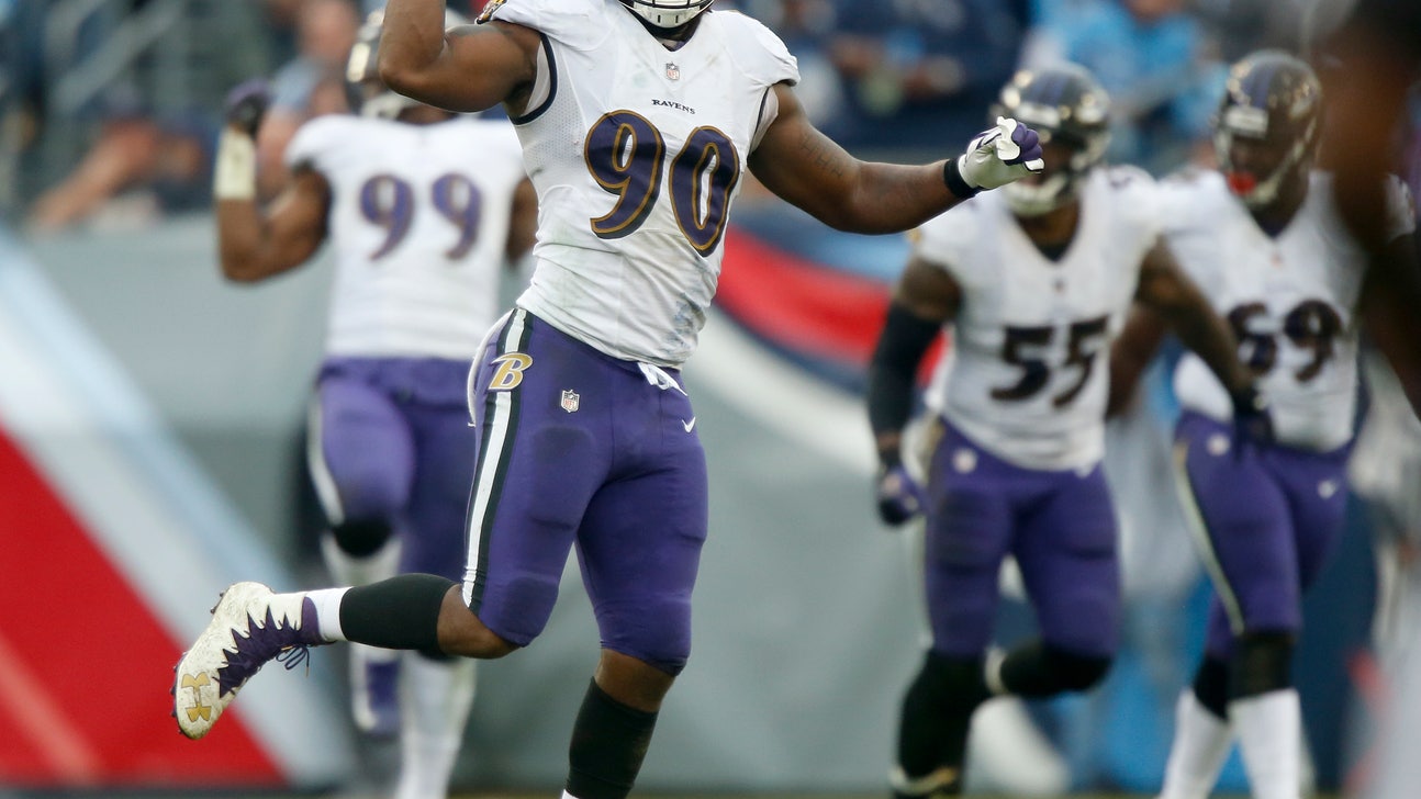 Ravens pile up team-record 11 sacks against former coach