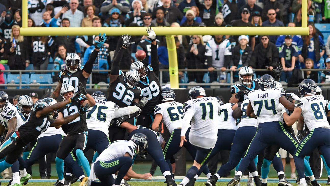 Seahawks slip past Panthers 30-27; Browns snap road skid