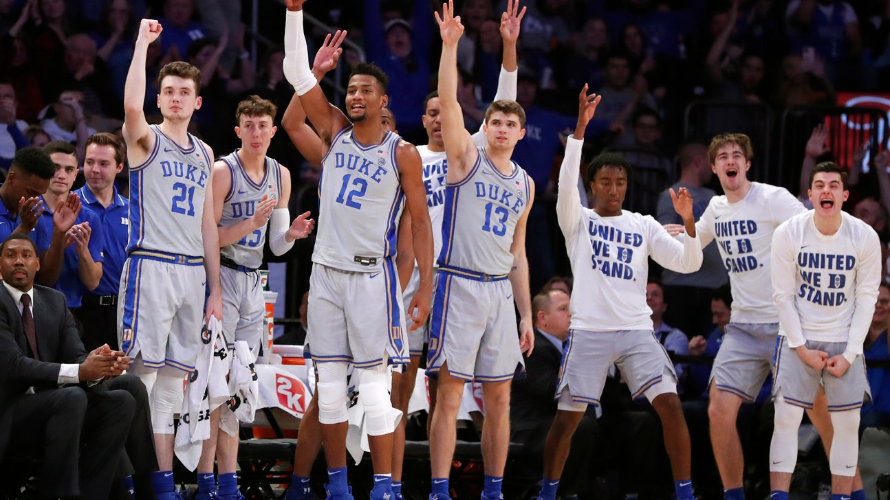 Krzyzewski wins 217th game with Duke ranked No. 1 in romp