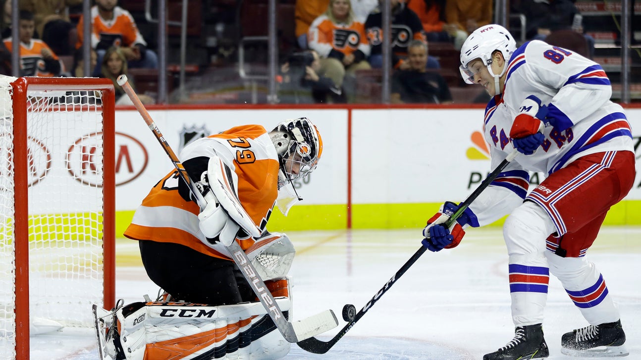 Alexandar Georgiev makes 26 saves, Rangers beat Flyers 4-2