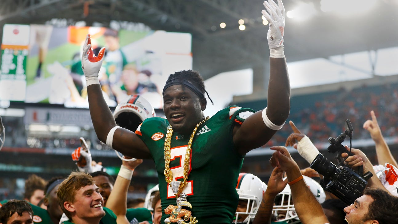 No. 22 Miami has record night, rolls by Savannah State 77-0