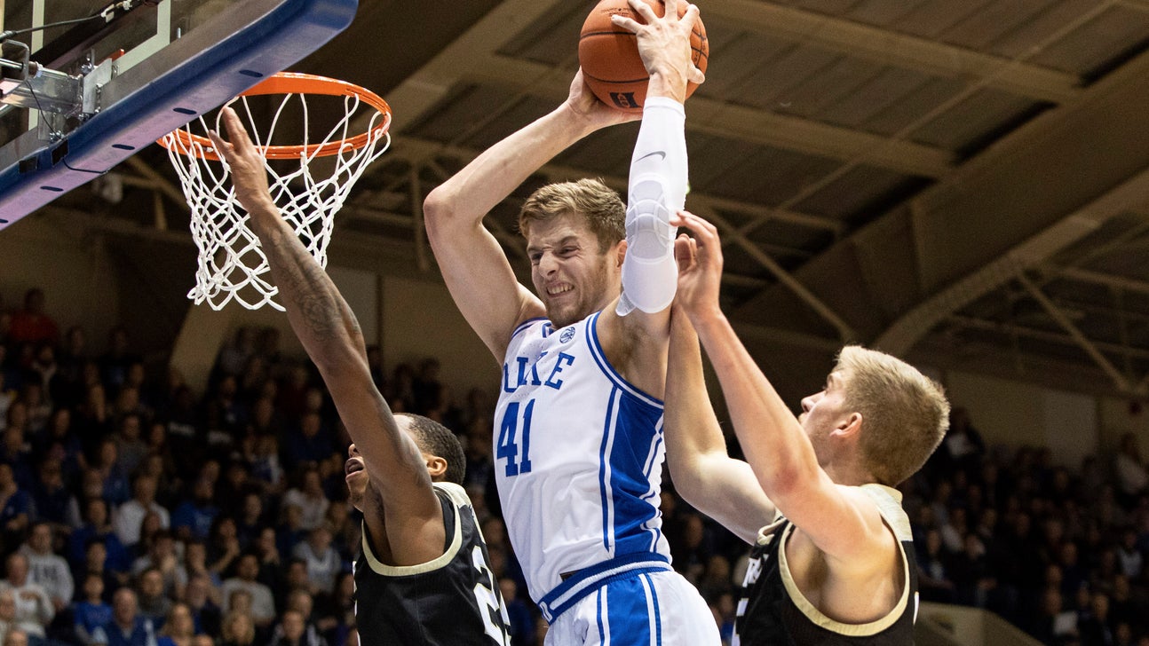 Baker, Carey help No. 4 Duke top Wofford 86-57 without Jones