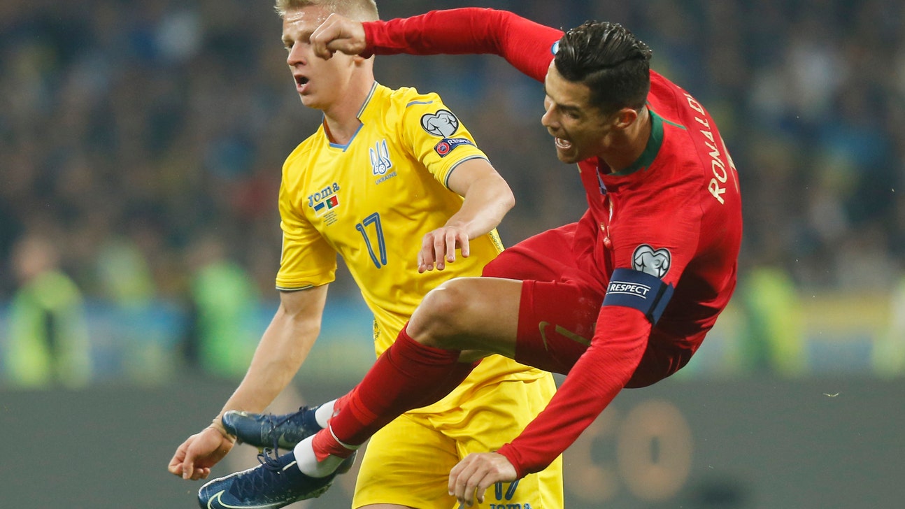 Ronaldo nets 700th career goal in Portugal's loss to Ukraine