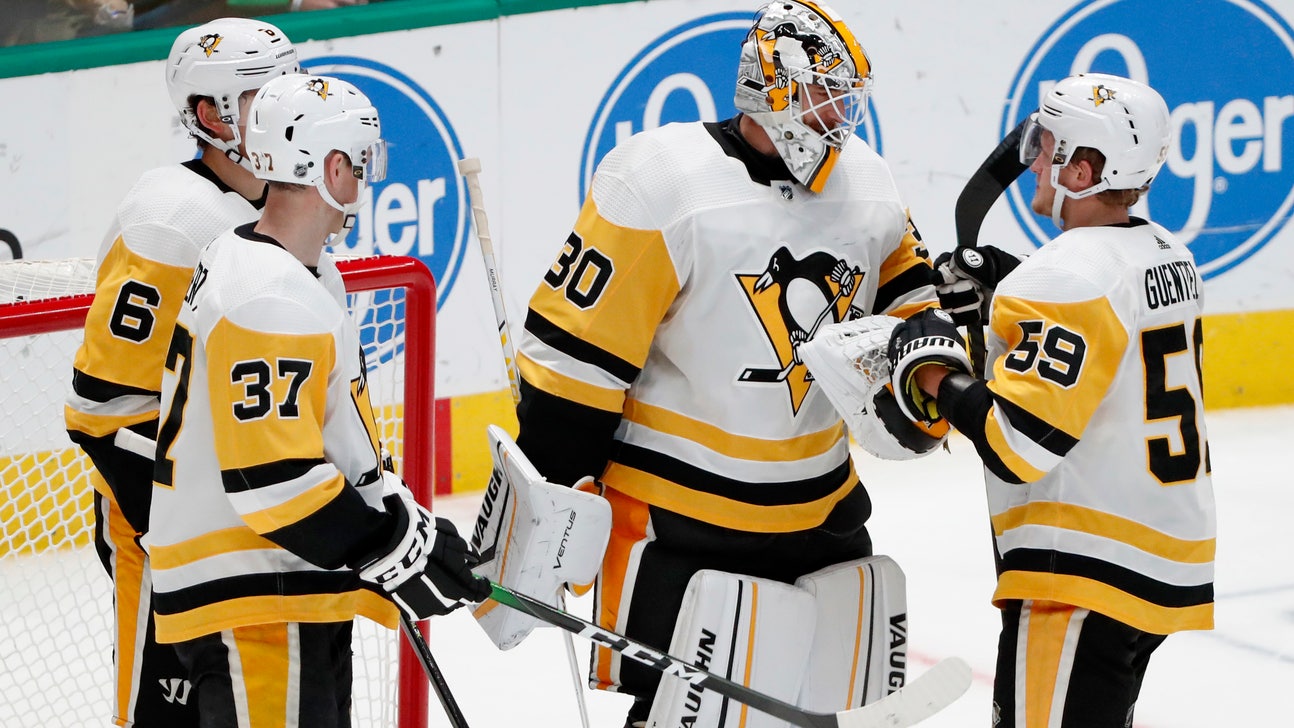 Murray stops 25 shots, Pens score late to beat Stars 3-0