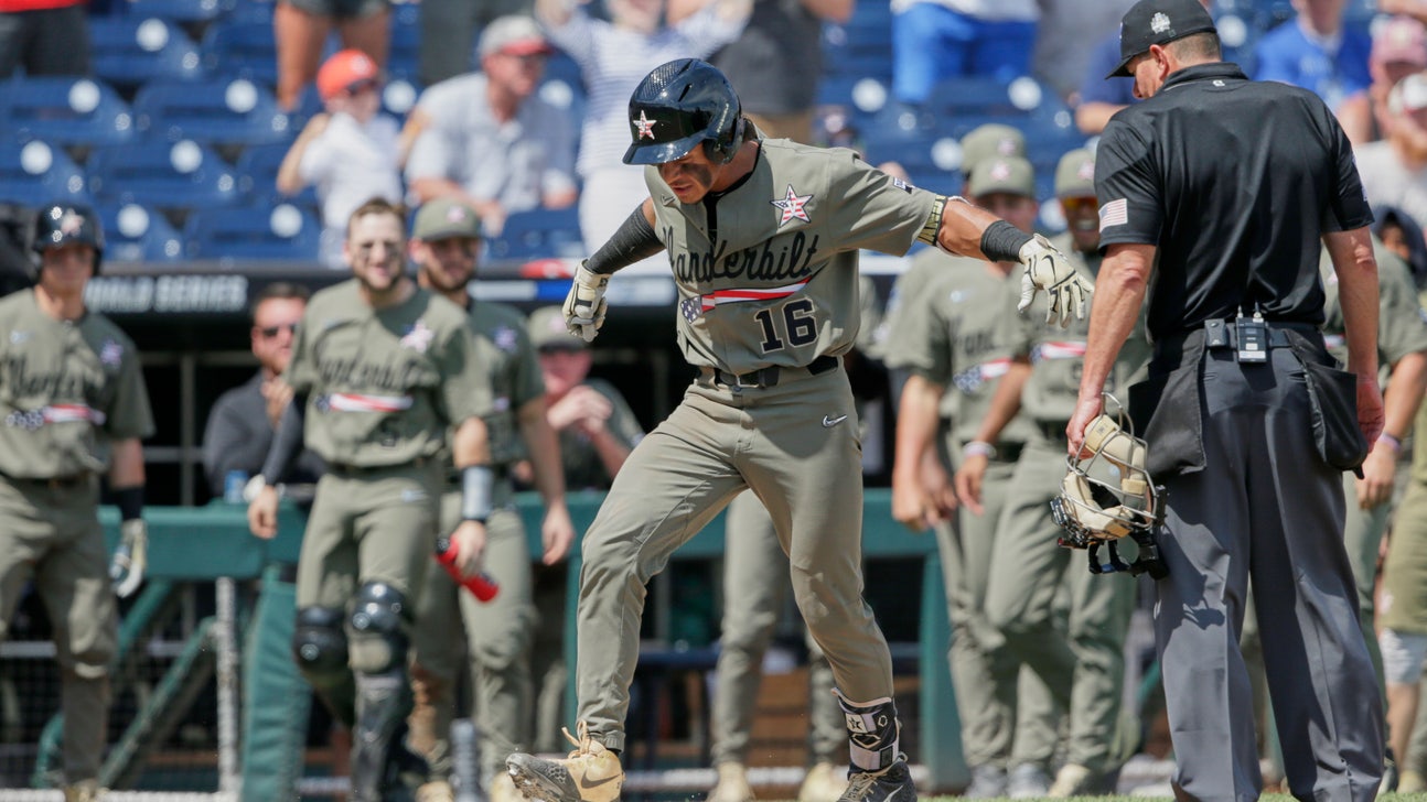 Martin hits 2 HRs, Vanderbilt beat Louisville 3-1 in CWS