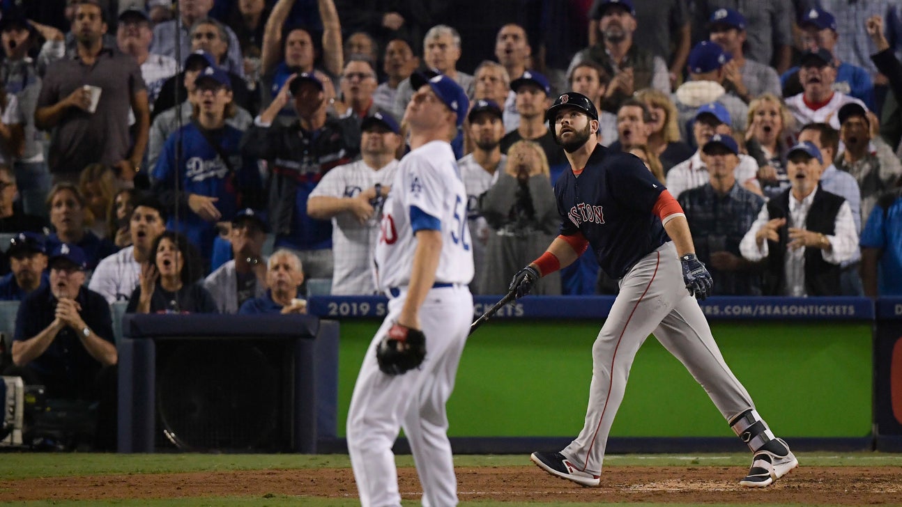 Dodgers’ bullpen crumbles in 9-6 loss to Red Sox in Game 4