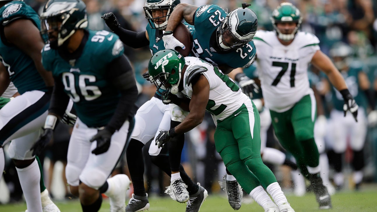 Defense dominates, Eagles rout Jets 31-6