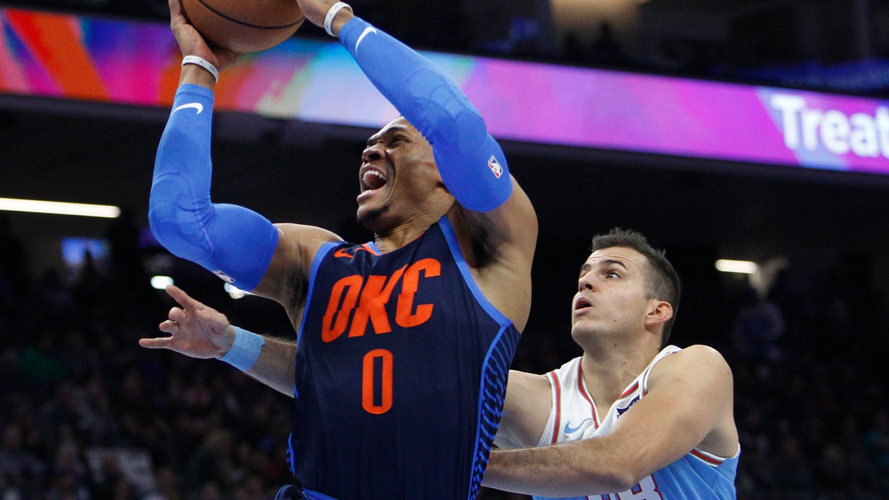 Hield helps Kings hold off Westbrook, Thunder 117-113