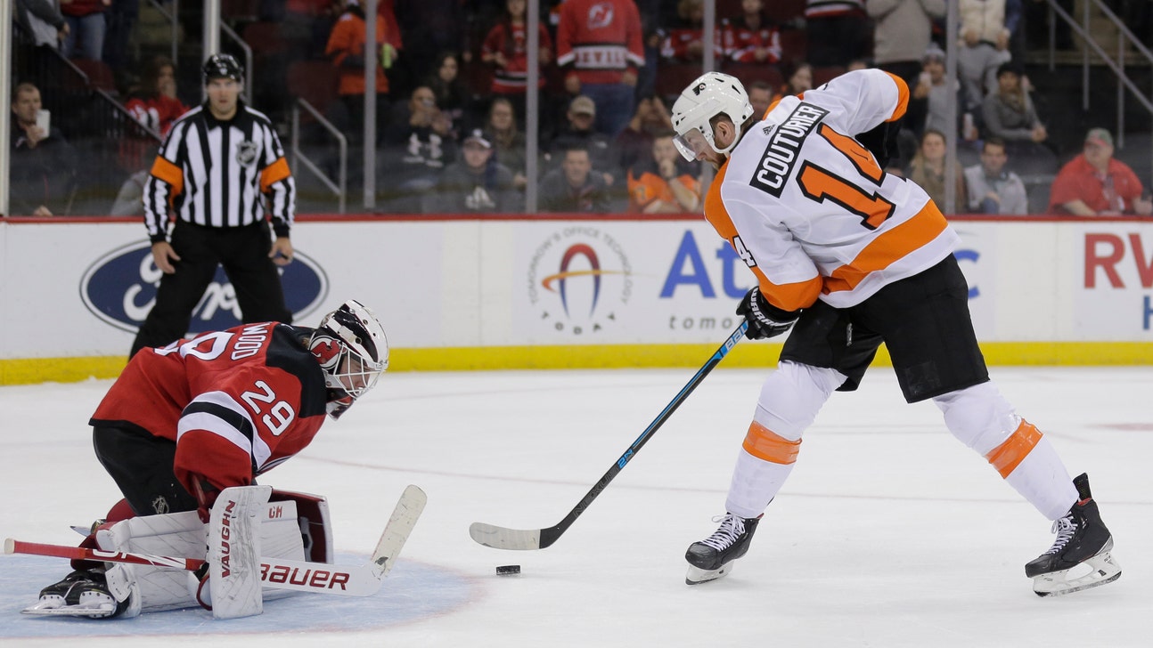 Couturier leads Flyers to 4-3 shootout win over Devils