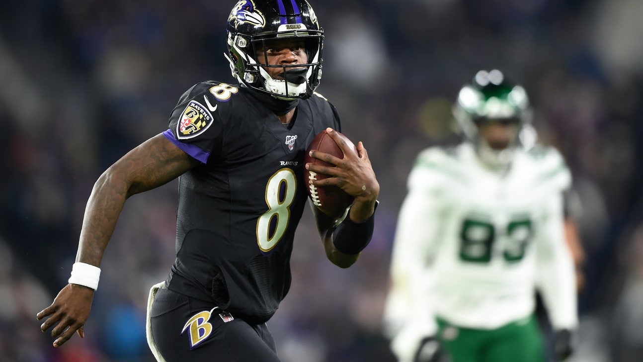 Jackson, Ravens beat Jets 42-21 to clinch AFC North title