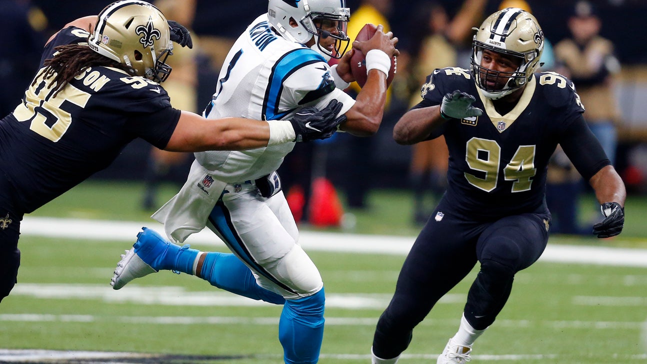 Saints' sweep of Panthers never far from QB Newton's mind