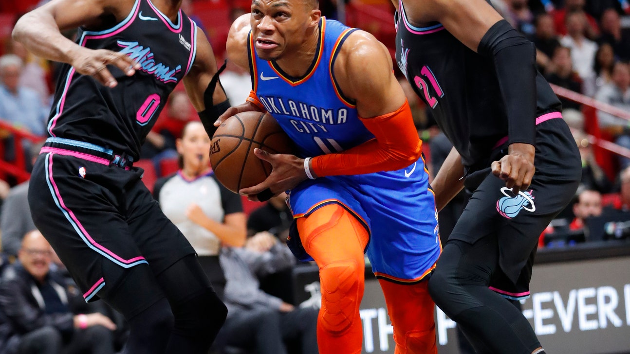 Thunder win 7th straight, roll past Heat 118-102